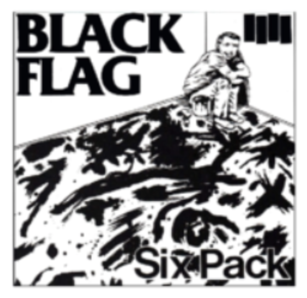 BLACK FLAG - Six Pack - Patch